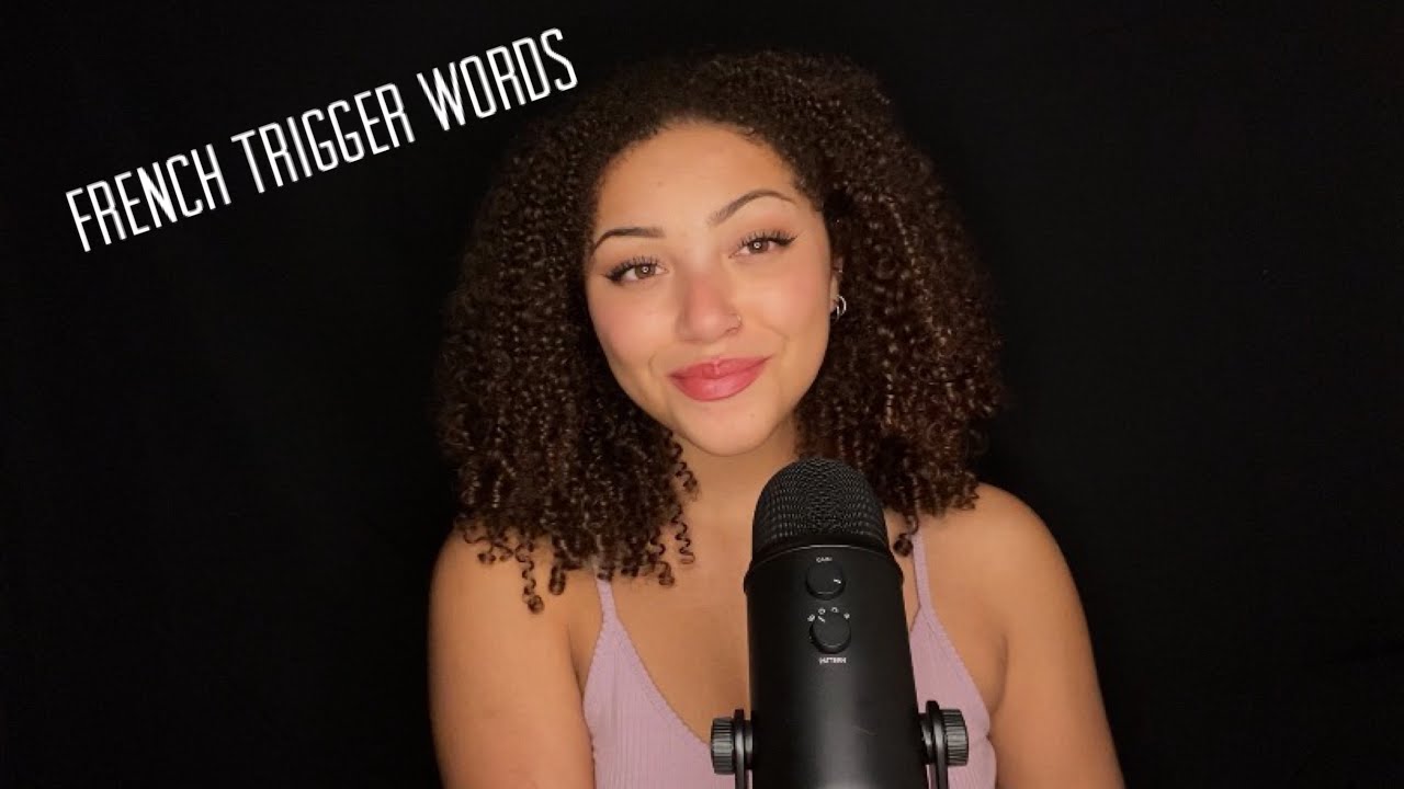 ASMR - repeating FRENCH trigger words (close whispers)