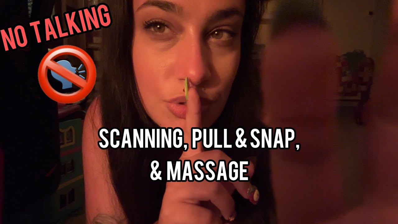 Fast Aggressive ASMR - NO TALKING 🤐 Pulling & Snapping, Massage, Head Scratching +