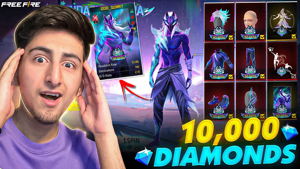 Я получил новый набор Aurora за 10 000 💎алмазов 😍Лучший набор [A_s Gaming] - Free Fire Max