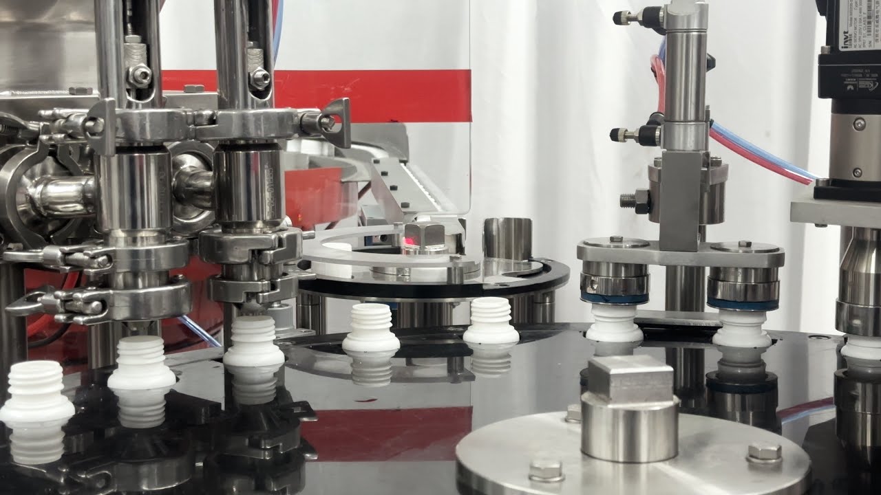 Envasadora Rotativa Intermitente de Potes