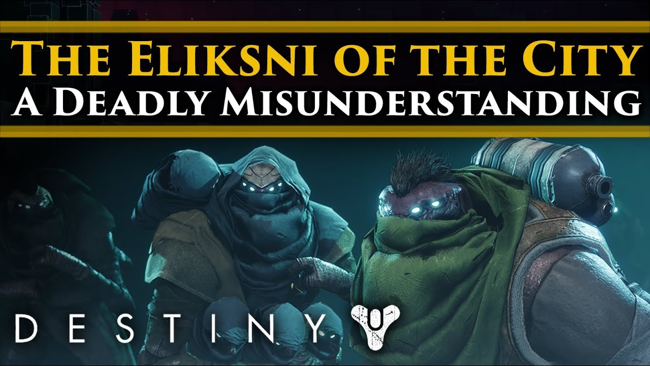 Destiny 2 Lore - The Eliksni of the City! The unfortunate end of our Ramen Eating Eliksni (Part 2)