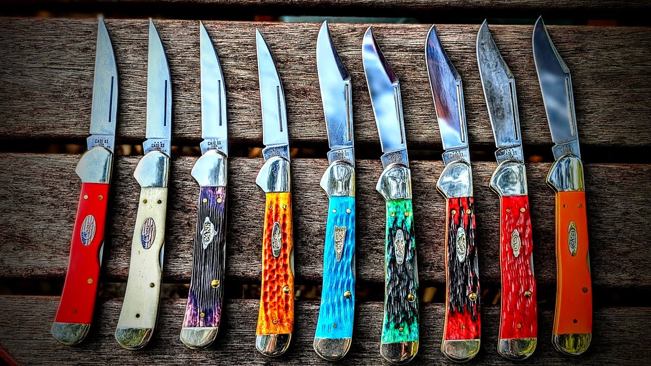 My Full Size Case Copperlock Collection and 4 more minutes of the Pocket Worn Harvest Orange