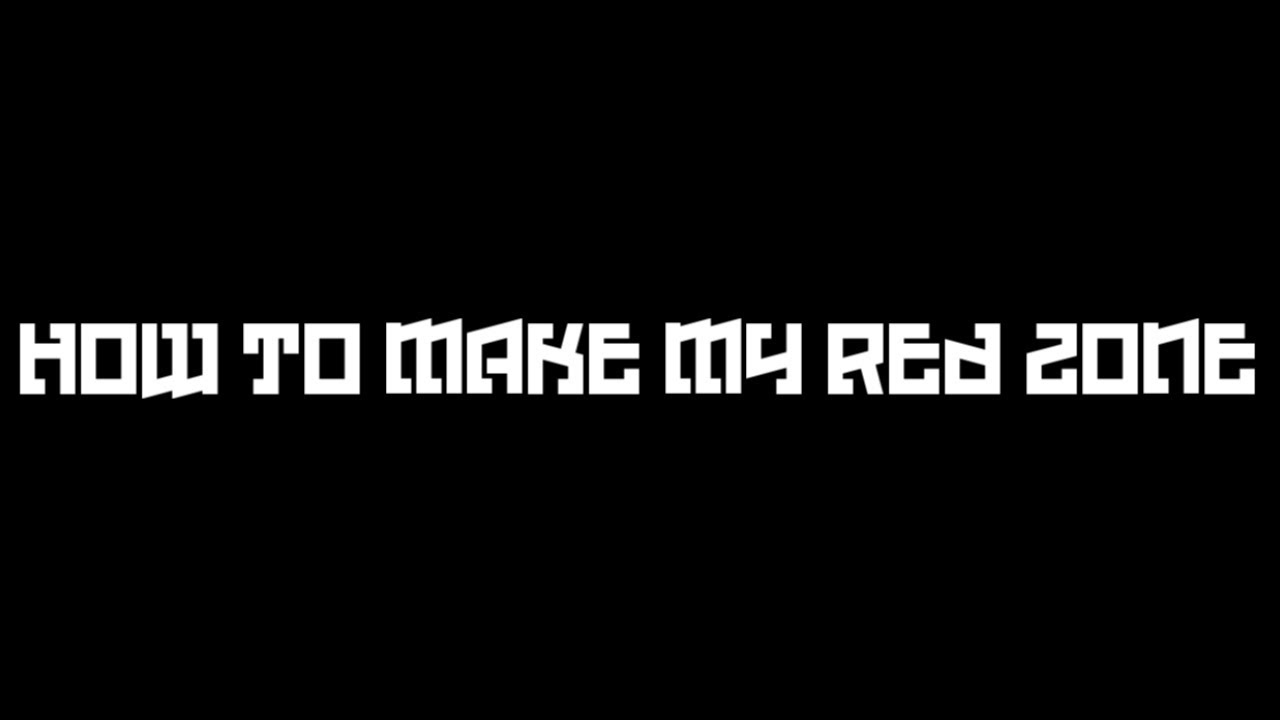 まるてん流RED ZONE作り方