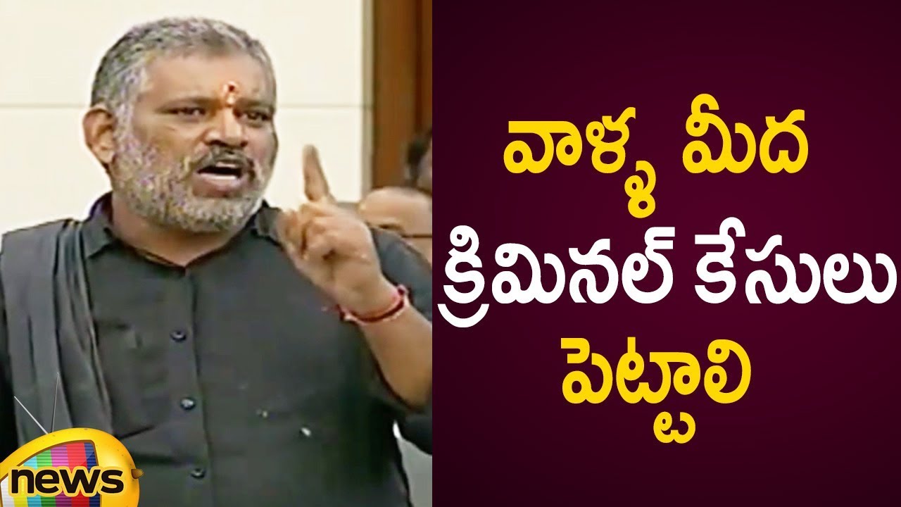 Chevireddy Bhaskar Reddy Demands To File Cases On TDP Leaders | AP Assembly Session 2019 | MangoNews