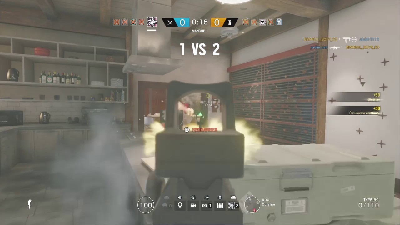 RAINBOW SIX SIEGE jordan_naik  clotche 1vs3
