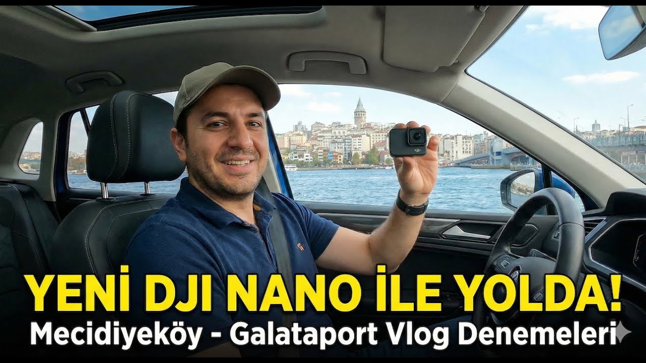DJİ Nano İlk Denemeler. Mikrofon Testi Galata Port İstinye Tavuk&ccedil;usu Denemesi.