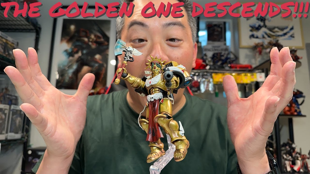 Unboxing & Review of JoyToy x Warhammer 40K Blood Angels Space Marines Primaris Commander Dante