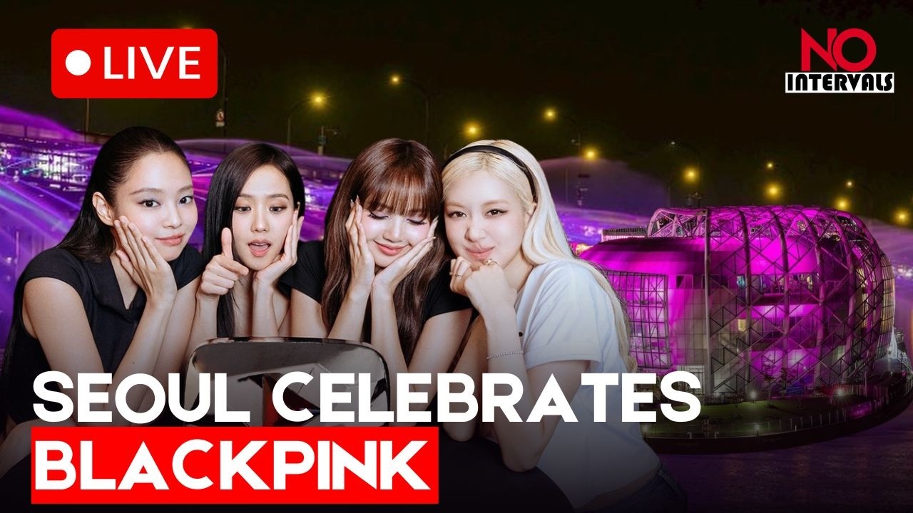 LIVE: BLACKPINK New Album Celebrated As National Museum Of Korea Glows Pink In Seoul | K-Pop News