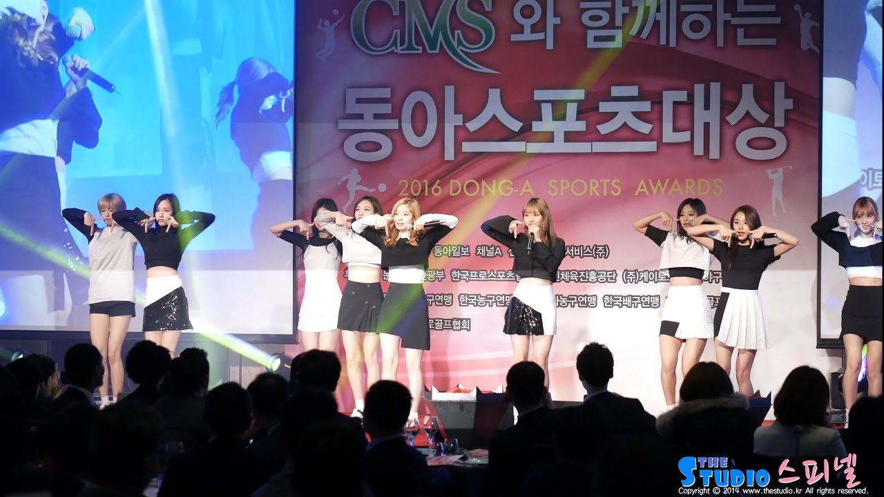 [4K] 161206 트와이스 티티 전체 직캠 TWICE fancam - TT (동아스포츠대상) by Spinel