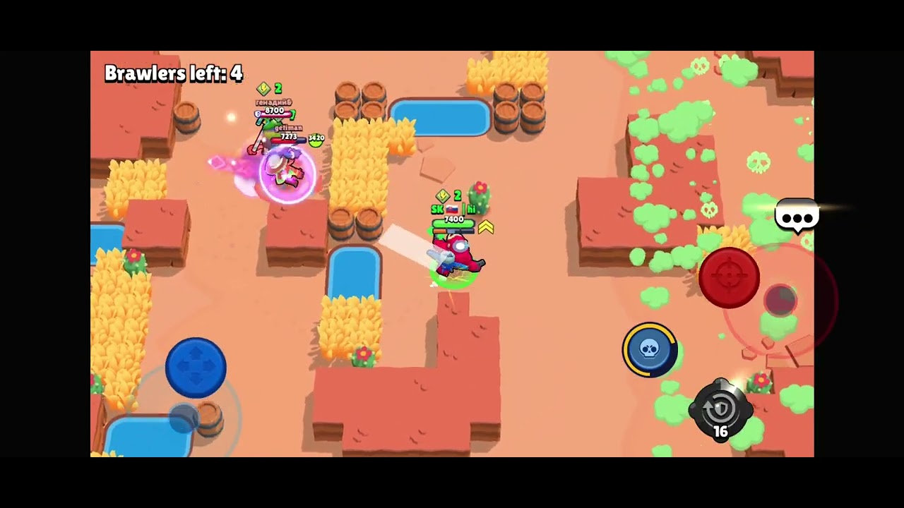 Playing brawlstars with surge