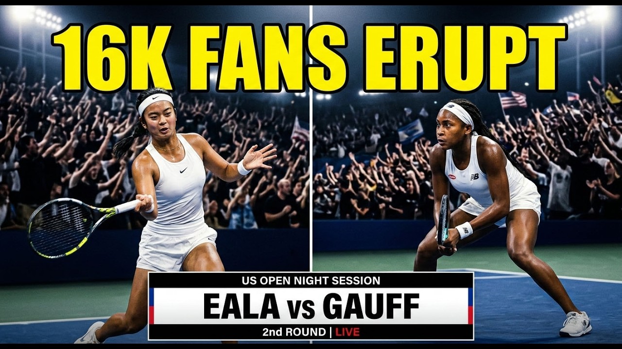 16,000 FANS LOST THEIR MINDS WATCHING ALEXANDRA EALA PUSH COCO GAUFF TO THE ABSOLUTE LIMIT