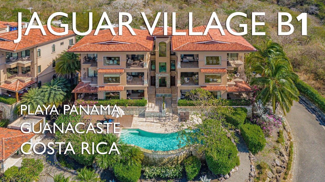 FOR SALE - Jaguar Village B1, Luxury Ocean View Condo, Playa Panama, Guanacaste, Costa Rica