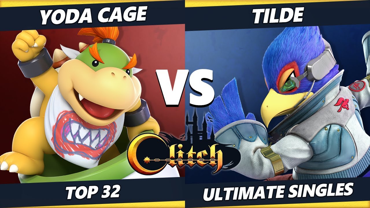 Glitch Konami Code Top 16 - Yoda Cage (Bowser Jr. ) Vs. Tilde (Falco) Smash Ultimate Tournament