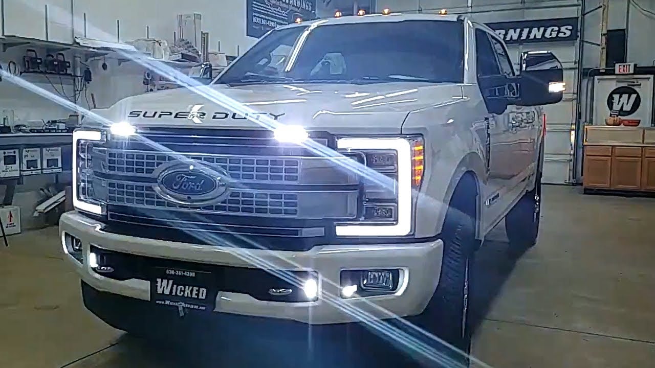 Super Duty Platinum Truck Emergency Warning Strobe Lights