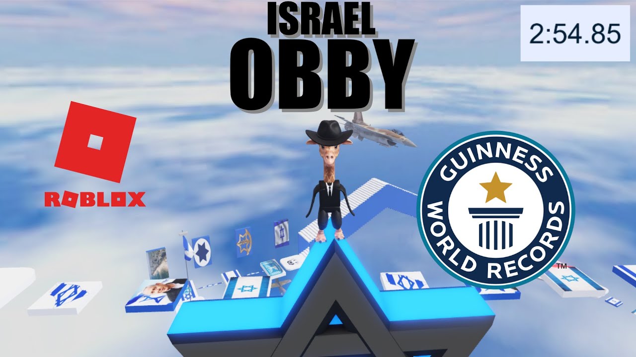 Roblox ISRAEL Obby Speedrun WORLD RECORD (2:55)