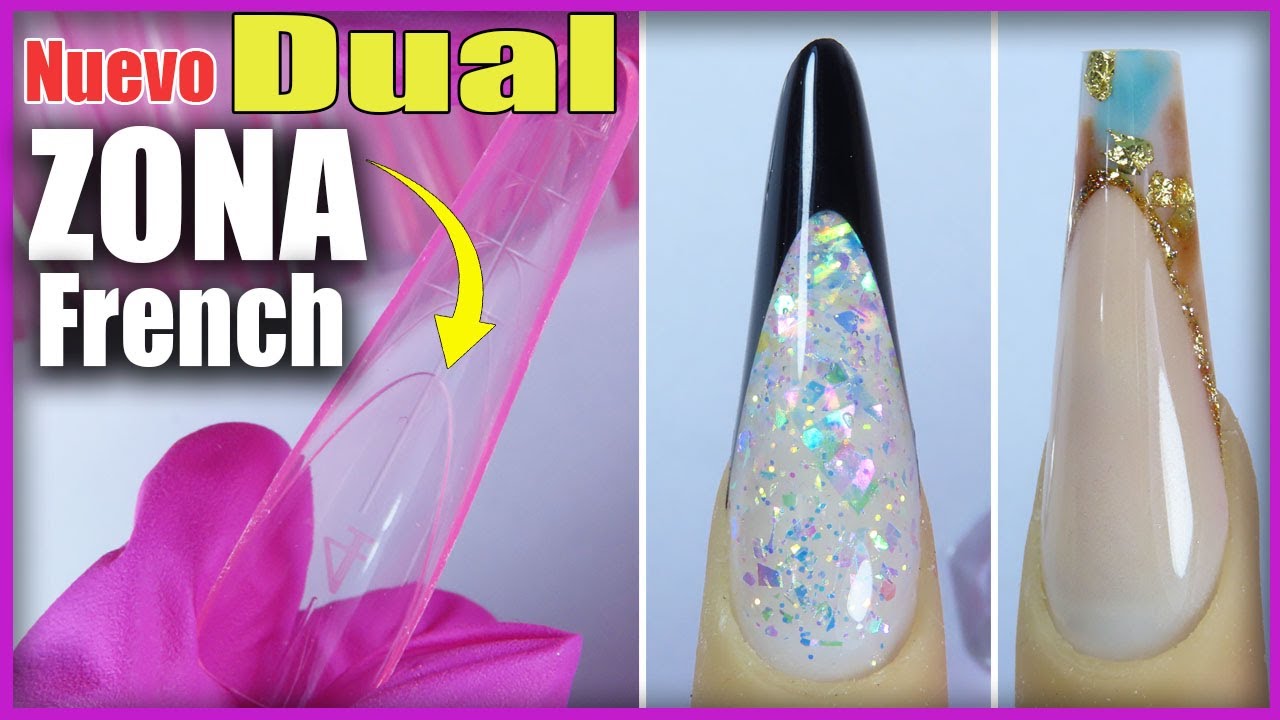 Nunca fue tan FÁCIL hacer un FRENCH!! ❤️ Uñas Acrilicas y Polygel 💅 Nuevos Moldes DUAL MEJORADOS