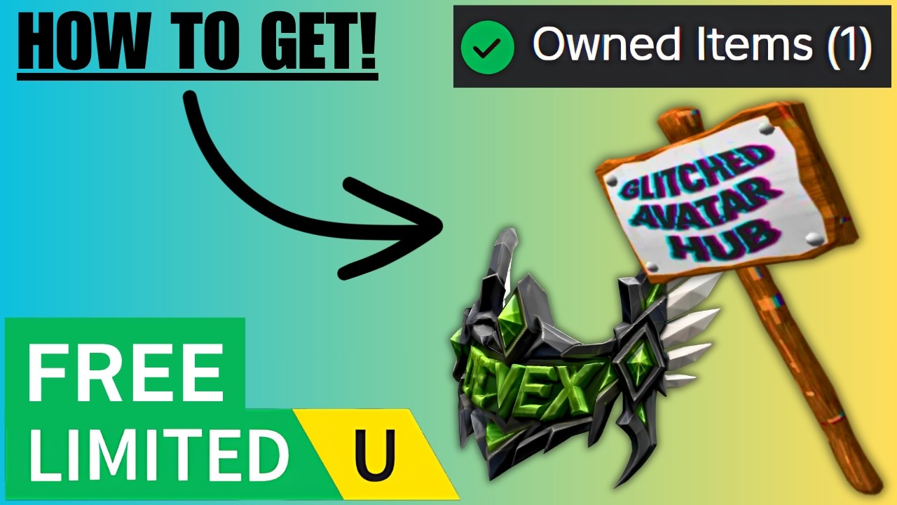 Free DevEx Crown & Glitched Avatar Hub Sign UGC Limiteds (How to Get!)