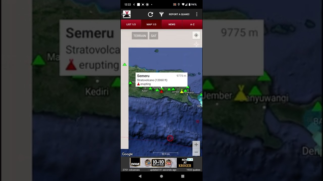 6.0 Earthquake Jemper, Indonesia 12-6-22