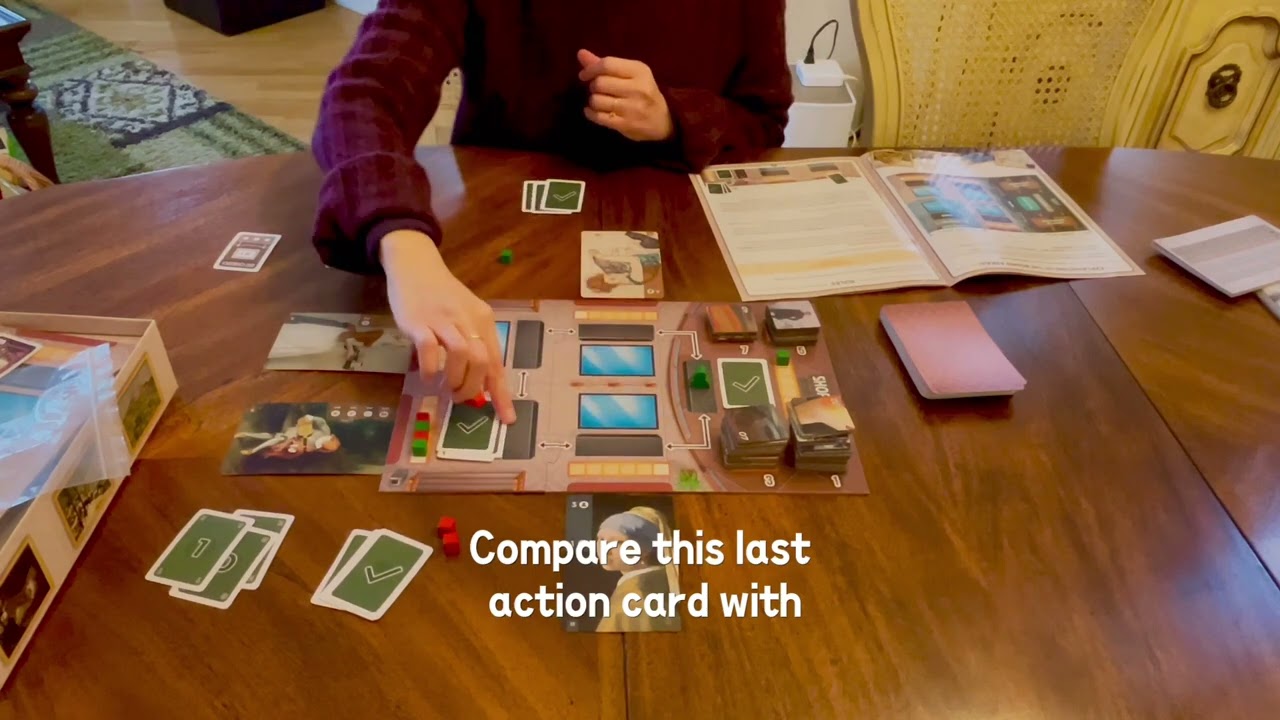 Art Gallery Board Game - Playing Steps