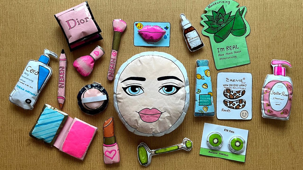 ❄️ Paper Diy ❄️ Roblox Baddie Skincare and Makeup 💖 Blind Bag Paper | satisfying ASMR | NEKEN DANA
