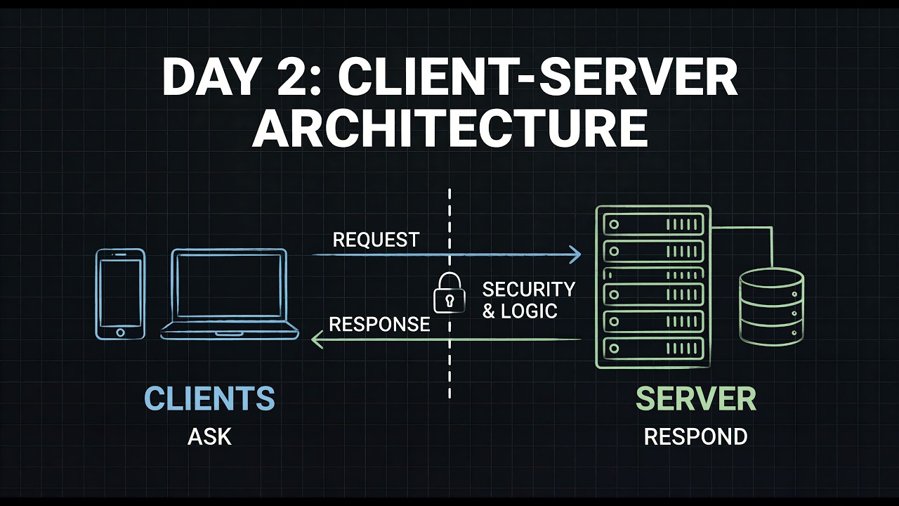 System Design Basics: Client-Server Architecture (Day 2)