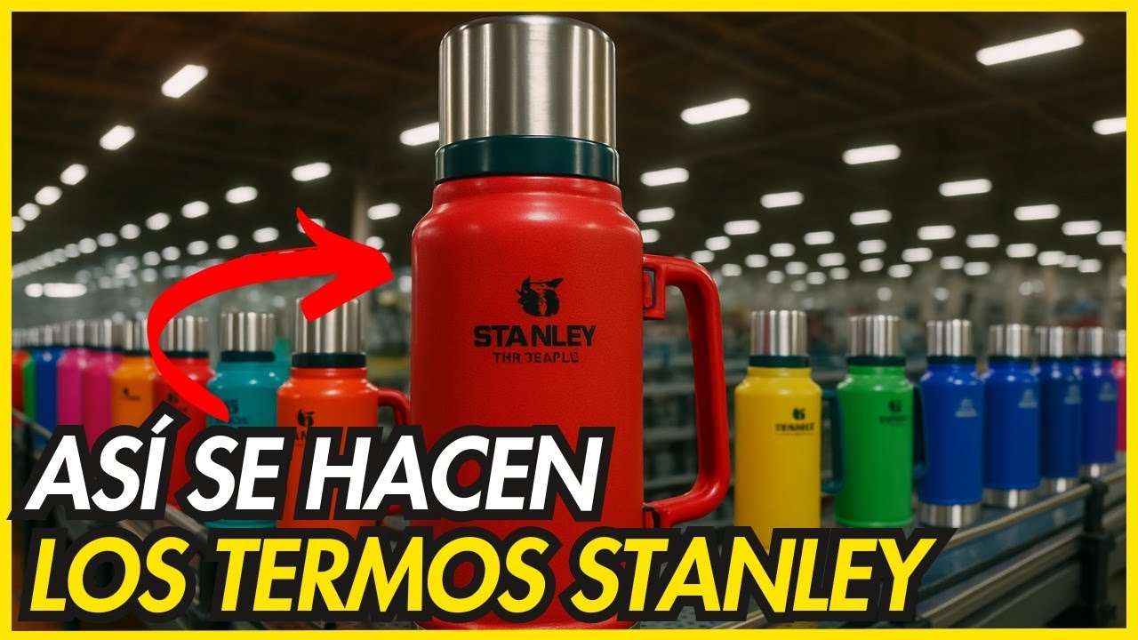 CÓMO se HACEN los TERMOS STANLEY | PROCESO de FABRICACIÓN 🏭