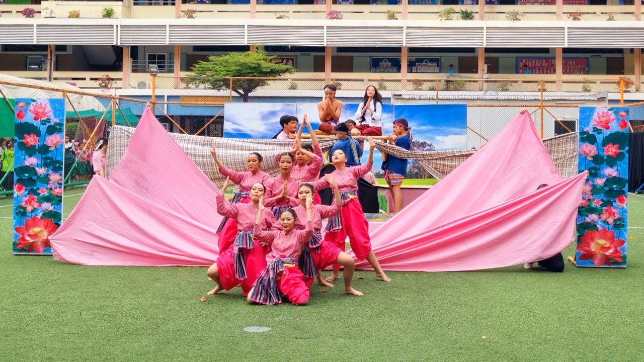 เชียร์ลีดเดอร์ สีชมพู #พระยามนฯเกมส์ ปี 2567 @โรงเรียนพระยามนธาตุราชศรีพิจิตร์