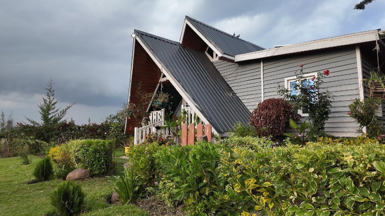 Inside a stunning 3 bedroom Wooden A-frame Cabin/Offgrid sustainable living tour