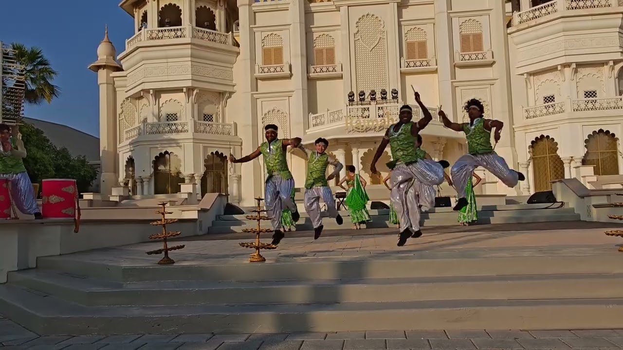 Diwali show at royal plaza at Riverland Dubai parks and resorts - 18 October 2025