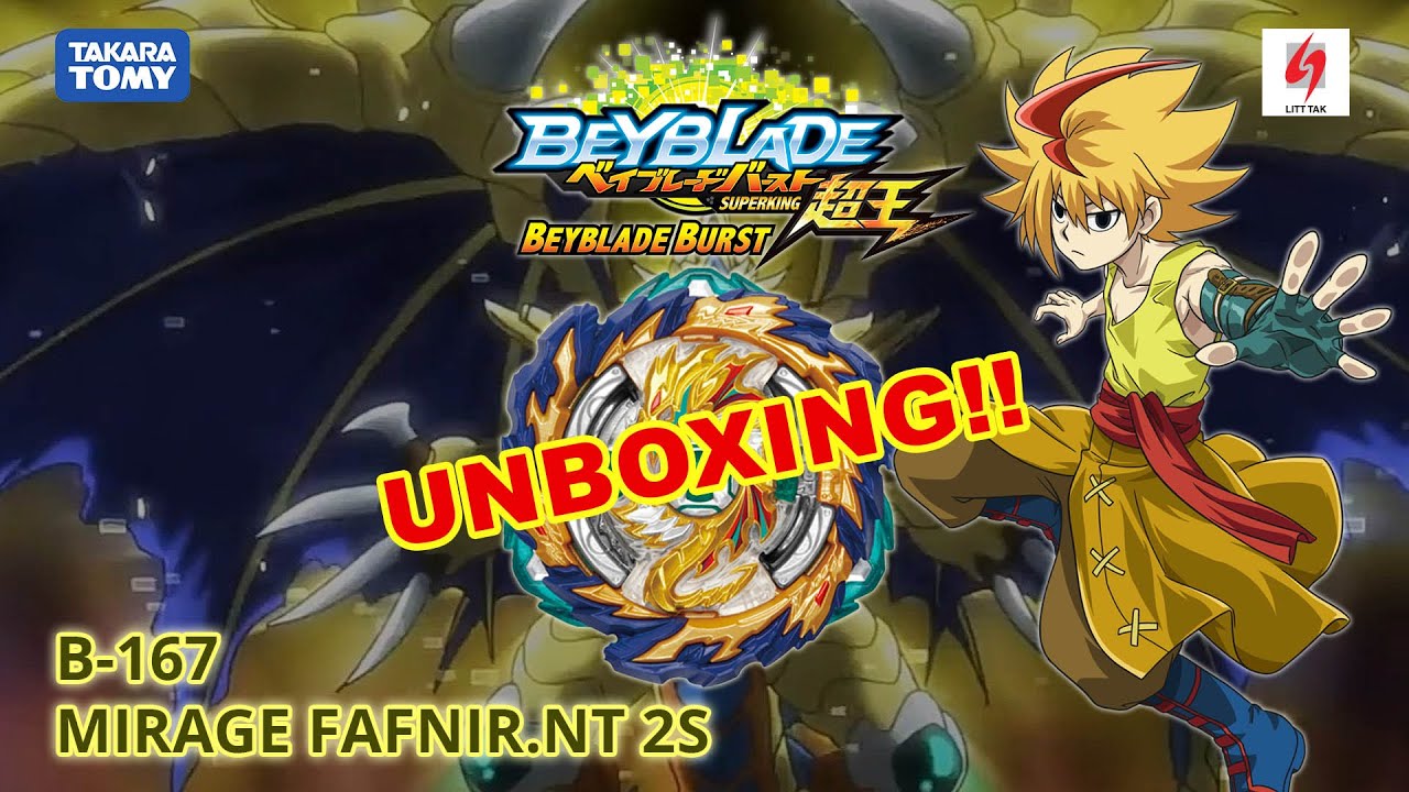 [Takara Tomy] Beyblade Burst Superking B-167 Mirage Fafnir (Unboxing)