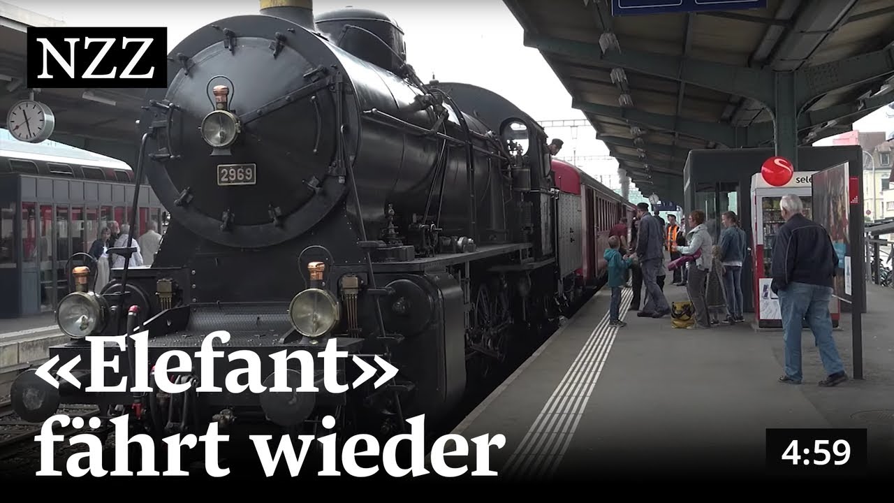 Die gr&ouml;sste Dampflok der Schweiz f&auml;hrt wieder