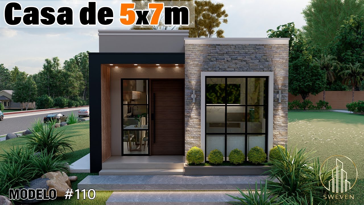 Modelo #1: Vivienda Compacta de 35m² - Ideal para Parejas o Alquiler