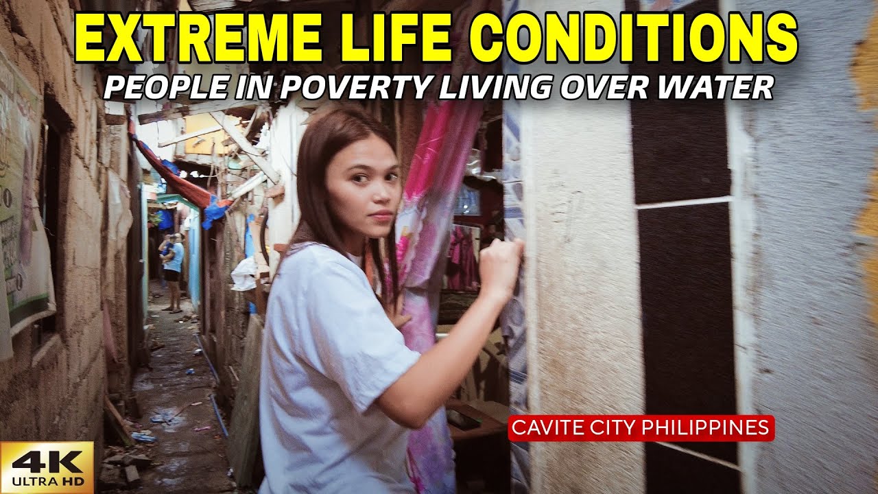 This Filipino Community Lives Over Water in Cavite City Philippines [4K]