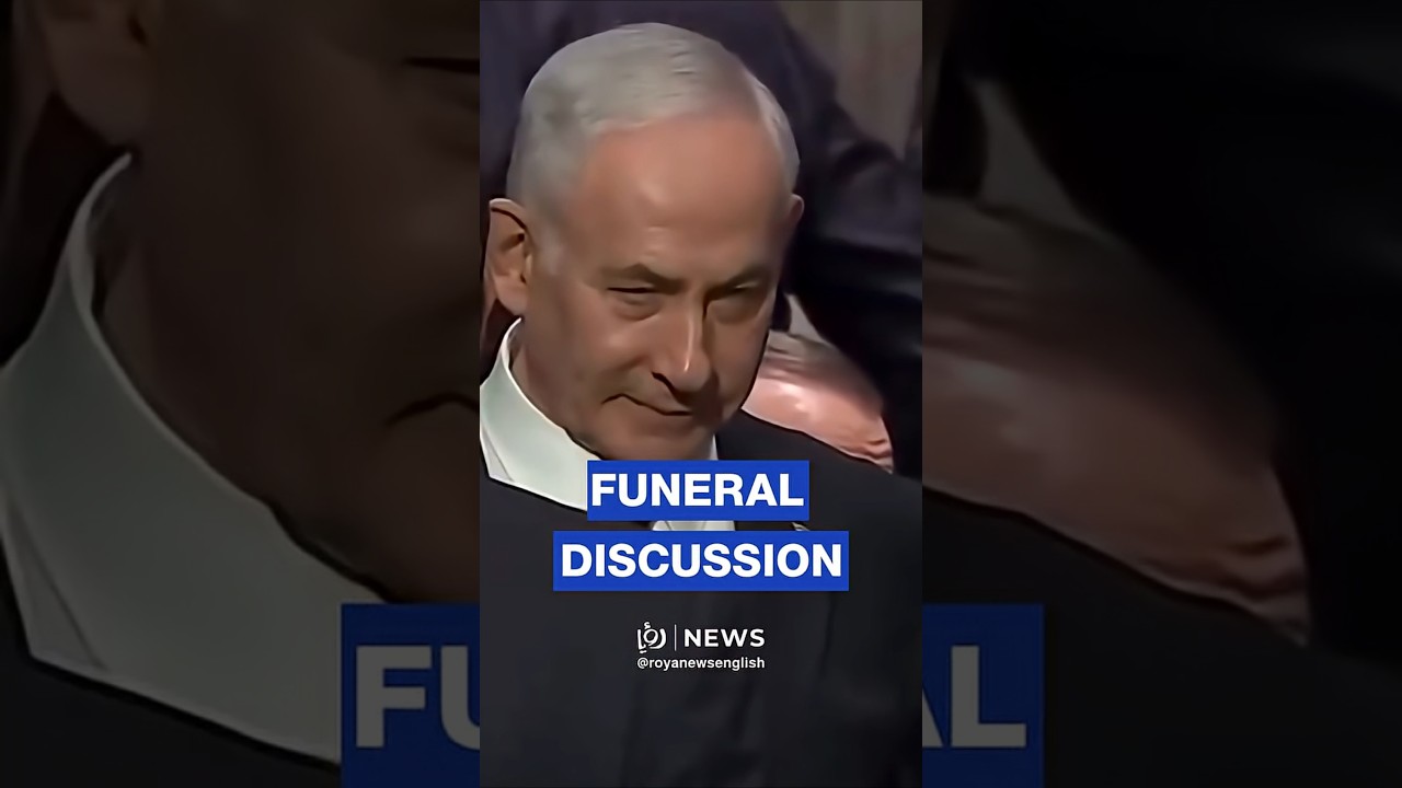 Caught on camera: Netanyahu, Rubio, Hegseth in intense funeral discussion