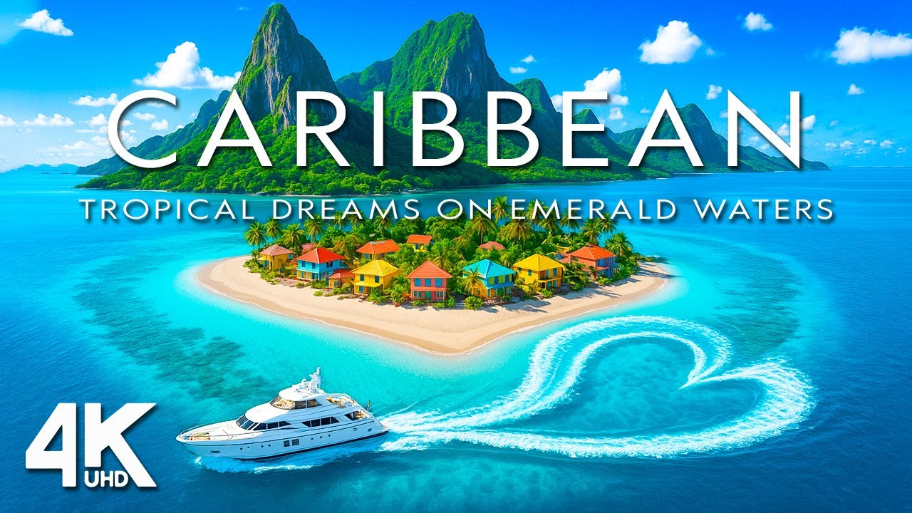 CARIBBEAN 2026 IN DRONE FOOTAGE (4K ULTRA HD) &ndash; Endless Blue Horizons & Island Vibes