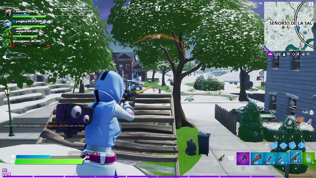 FORTNITE CAPÍTULO 2 TEMPORADA 1 - Partida SQUAD Random No 1 [EdComb]🕹6 KILLS 😬
