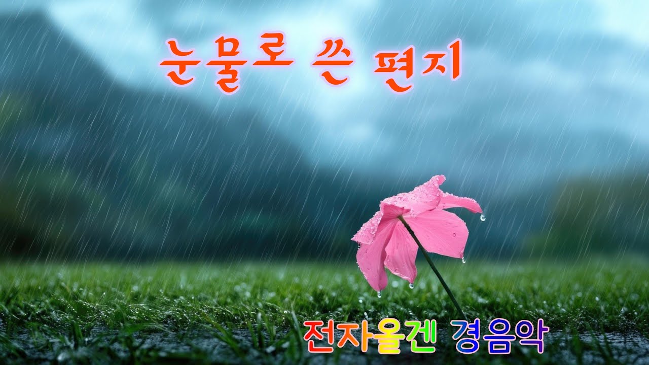눈물로 쓴 편지 / 김세화 / 전자올겐 경음악 🎹