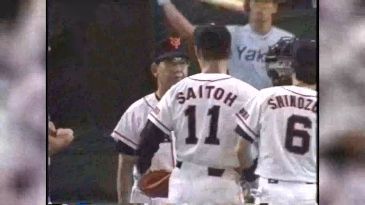[技あり古田！斎藤→香田粉砕！]1993.8.12/vsG/西村→山田→金沢→高津