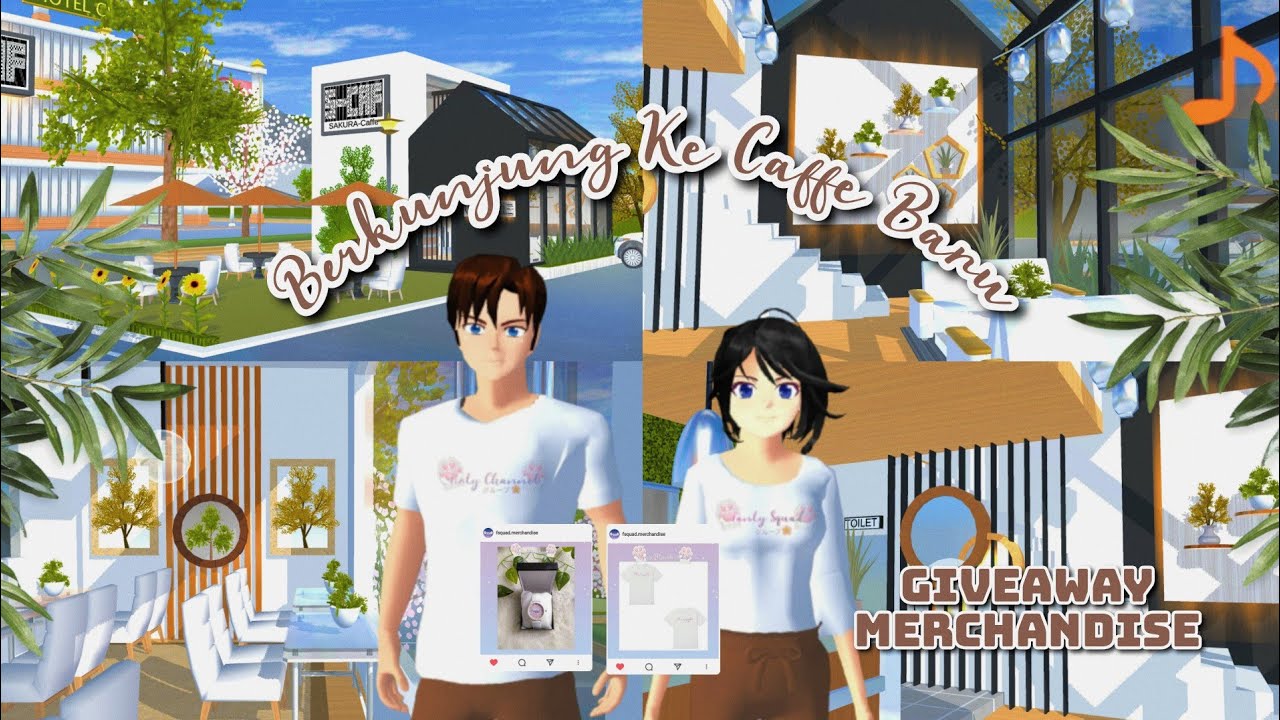 🌼 BERKUNJUNG KE CAFE WITH EMIKEN FAMILY || BAGI-BAGI HADIAH MERCHANDISE