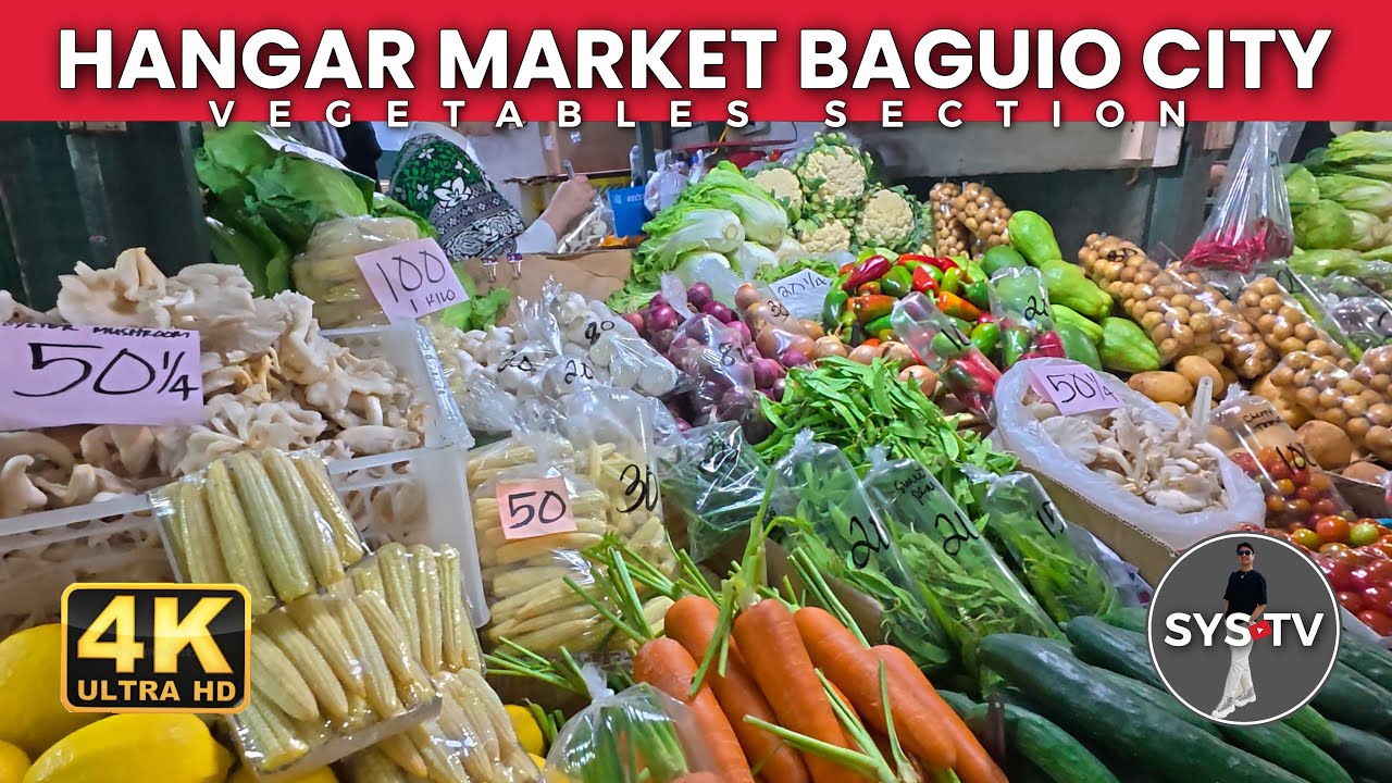 [4K] MURA ANG GULAY DITO SA HANGAR MARKET NG BAGUIO CITY