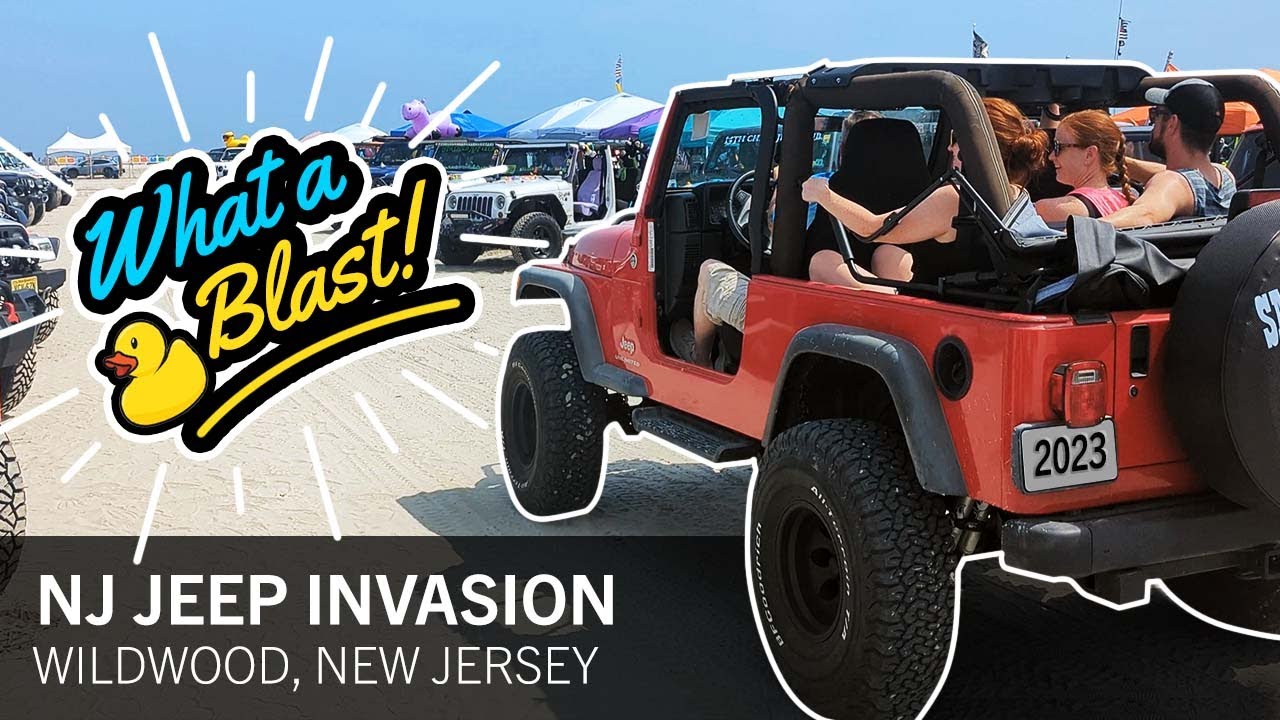 New Jersey Jeep Invasion 2023: Beach Obstacle Courses, Custom Jeeps & More!