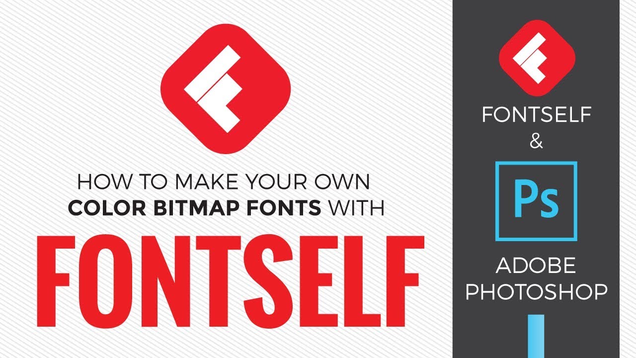 Создание цветных растровых шрифтов с помощью Fontself Maker в Photoshop CC.