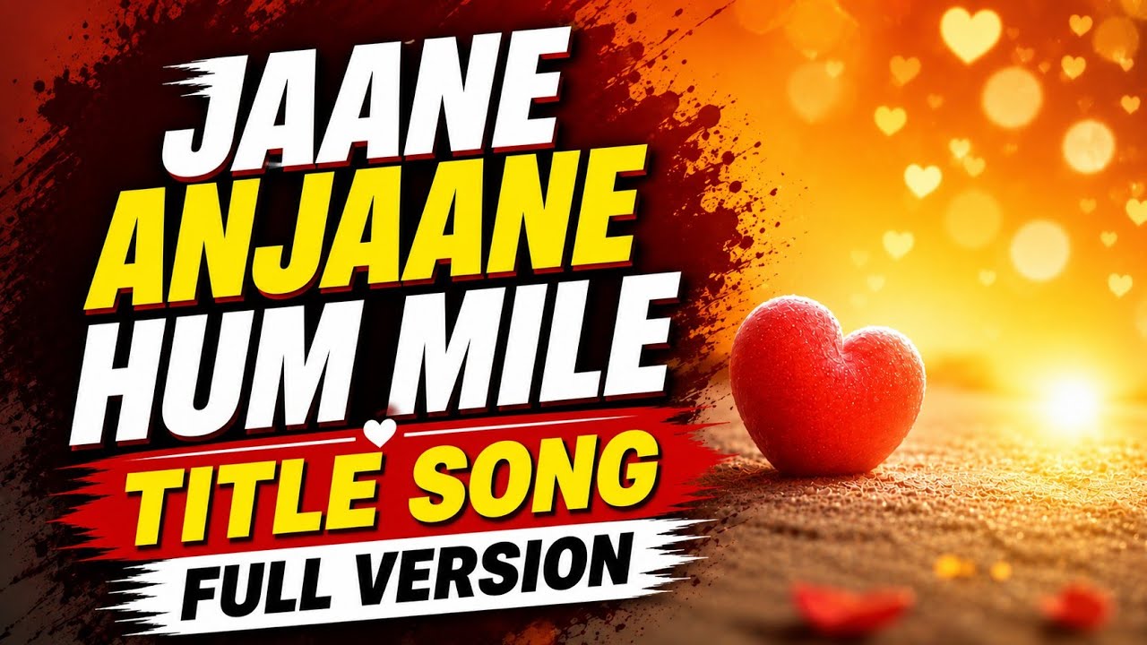 Jaane Anjaane Hum Mile - Title Song (Full Version)