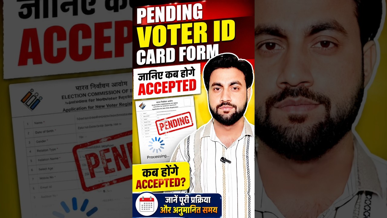 Voter Card Form 6 Form 8 Pending Problem Solution