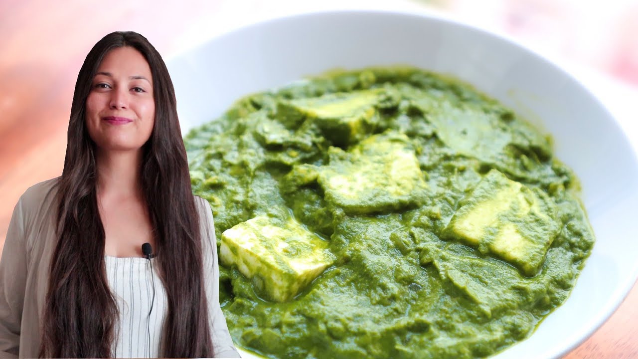 Palak paneer recipe - restaurant style palak paneer - Indian Curry