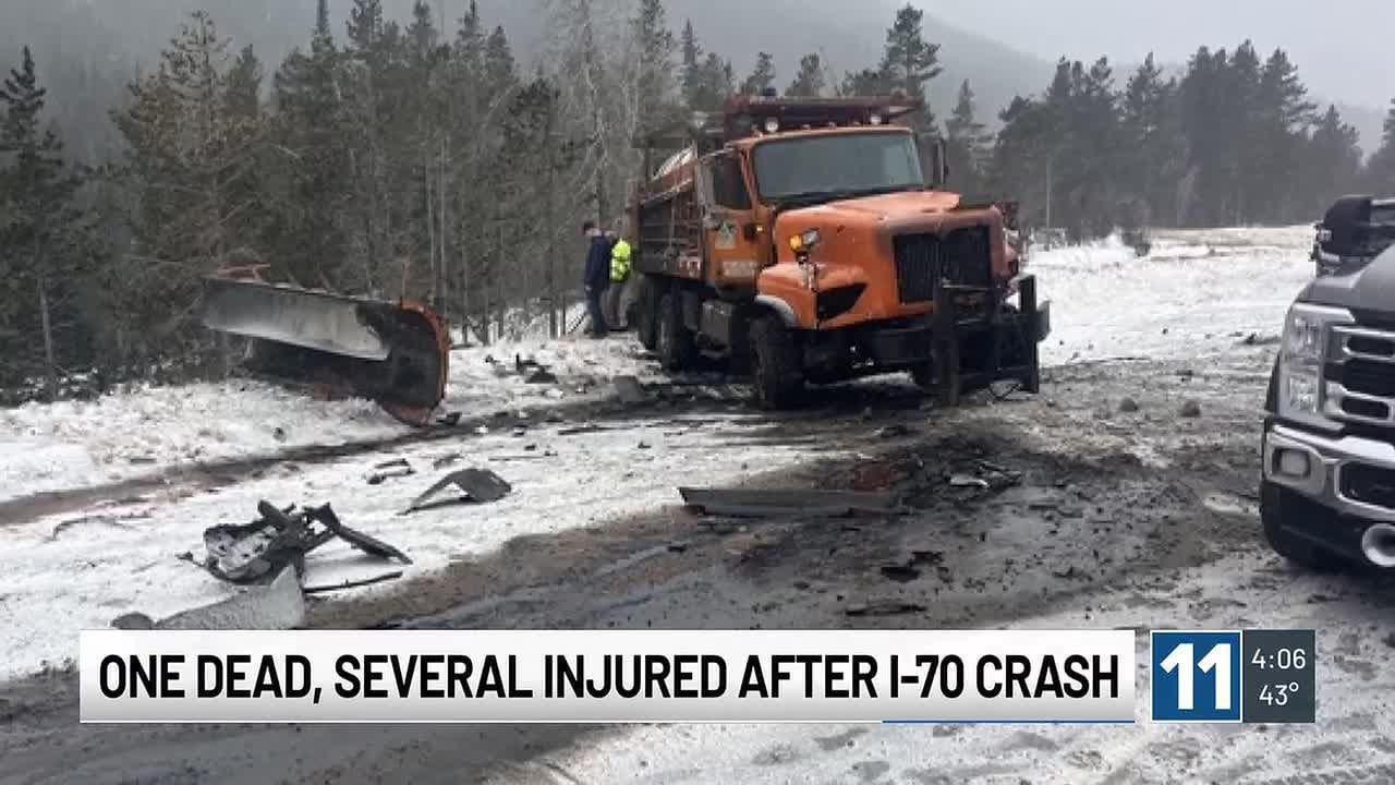 State Patrol releases cause of deadly I-70 crash involving CDOT plow, van carrying hockey team