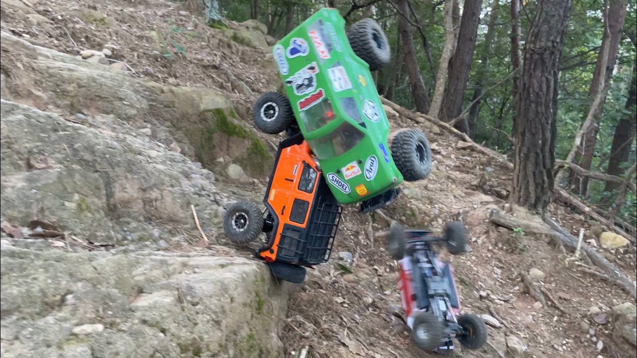 Axial SCX10 PRO, Trx4, YK4102, Rock racer. Group RC등산 #axialscx10pro #rc_climber #함지산rc