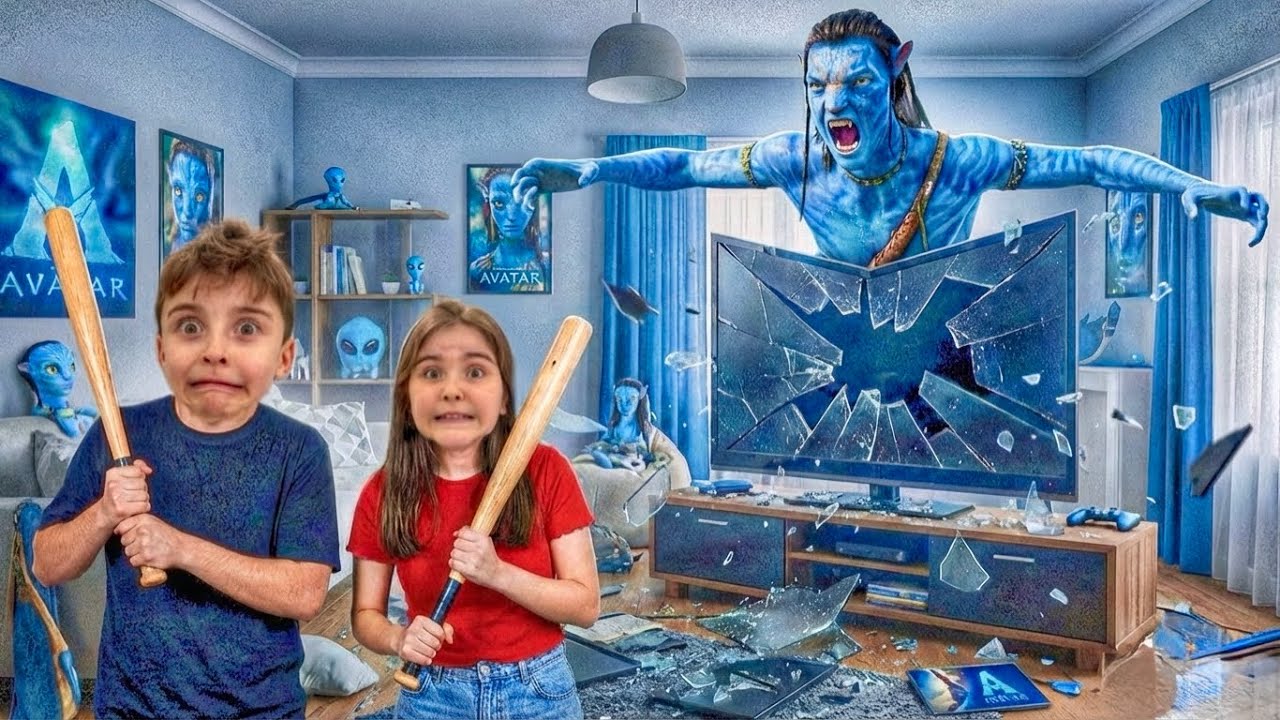 ESLEM YUSUF SİZ NAPTINIZ!? AVATARIN TELEVİZYONU PARAMPARÇA OLDU !? AVATAR ÇILDIRDI!? 