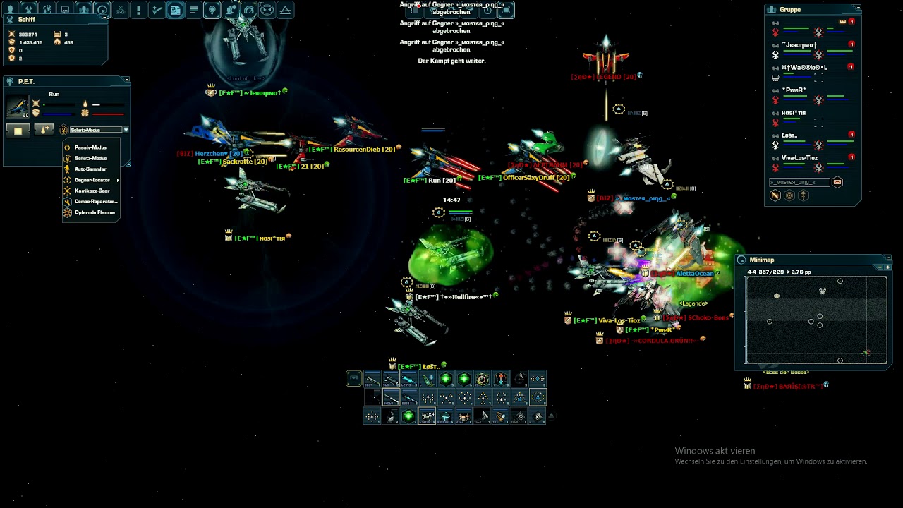 Darkorbit - E★F&trade;vs &sum;&eta;Đ★ | 8 vs 8