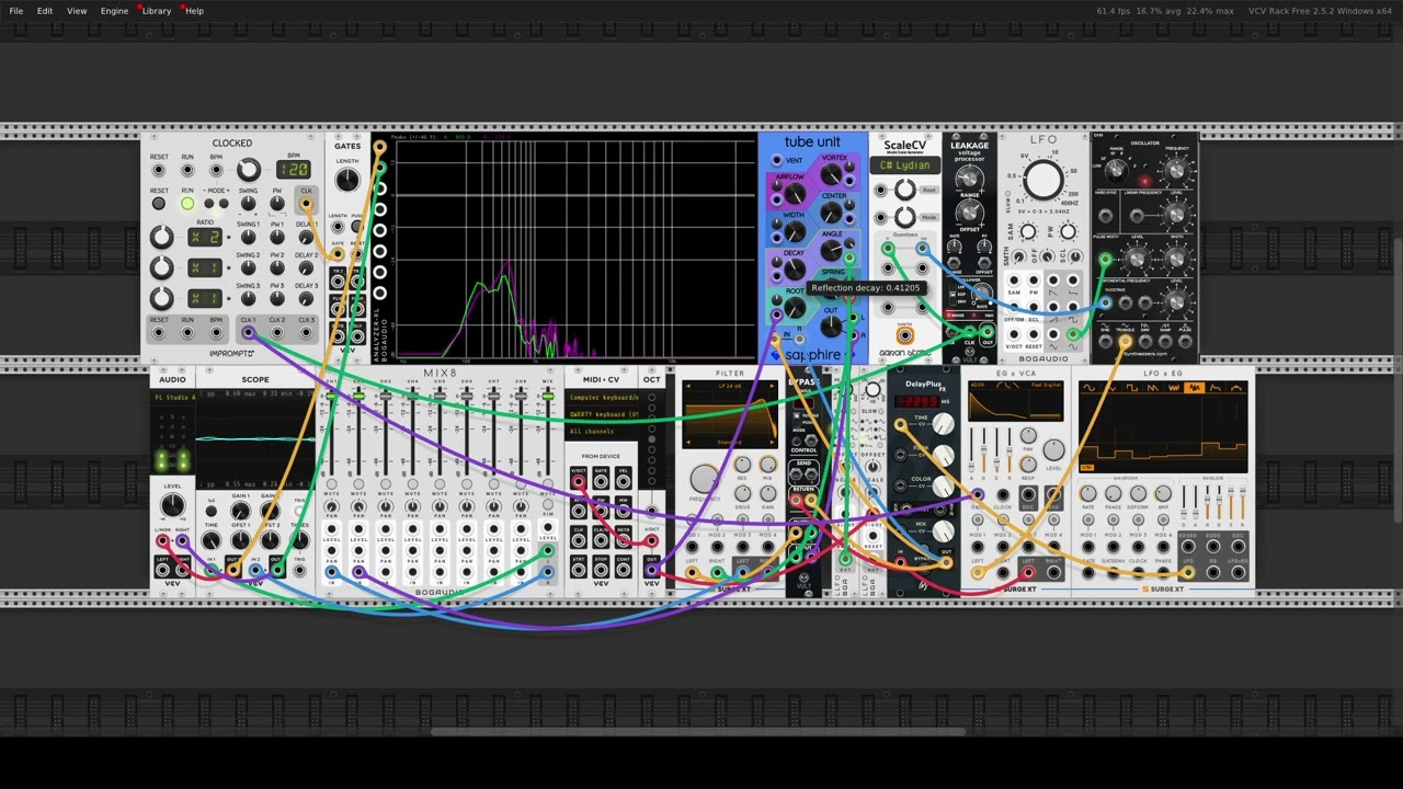 Flushes 1 - Modular Synthesis Session (VCV Rack)